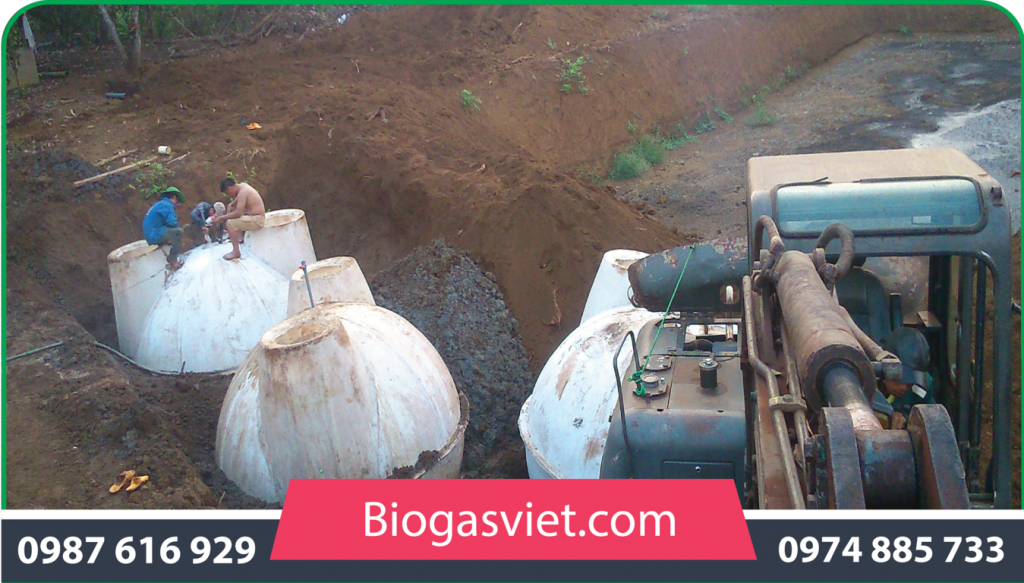 hầm biogas gia đình