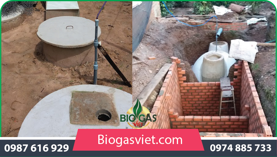 hầm biogas cải tiến