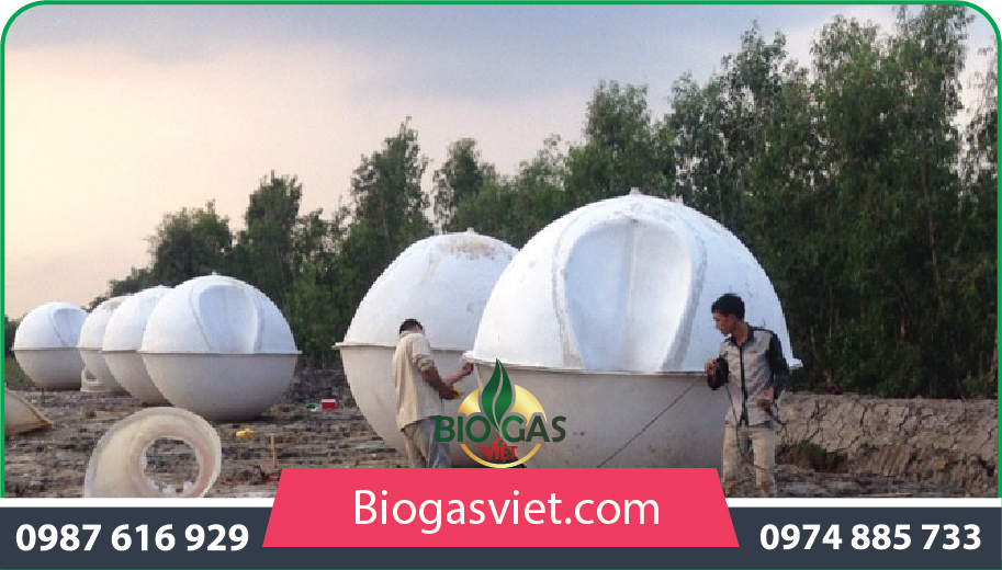 xây dựng hầm nhựa biogas composite chi phí thấp