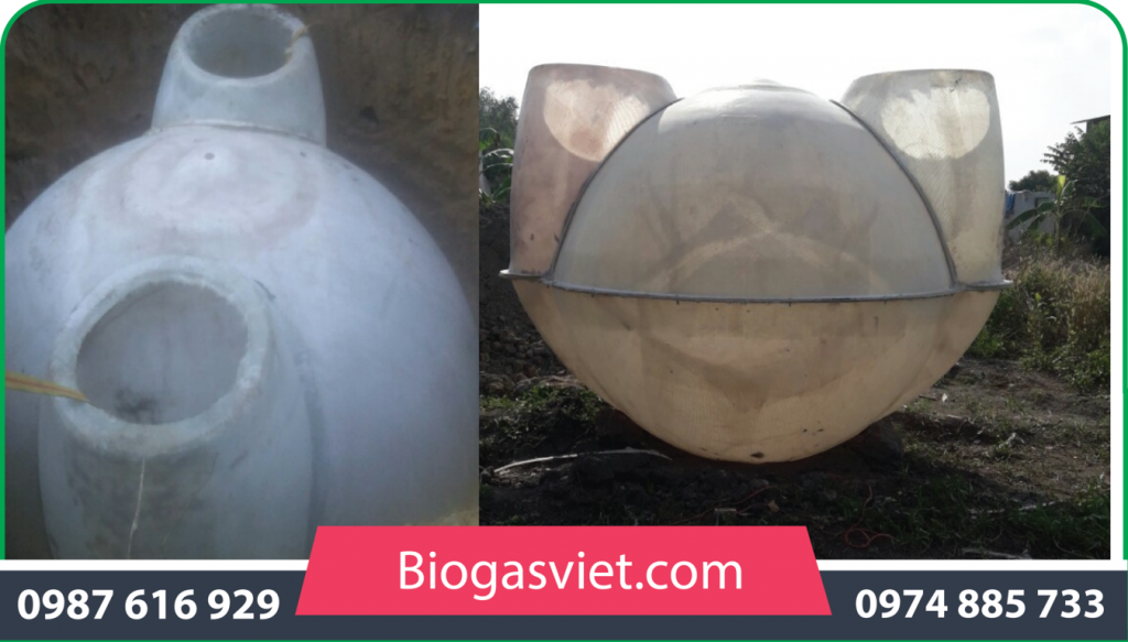 hầm biogas composite giá rẻ cải tiến