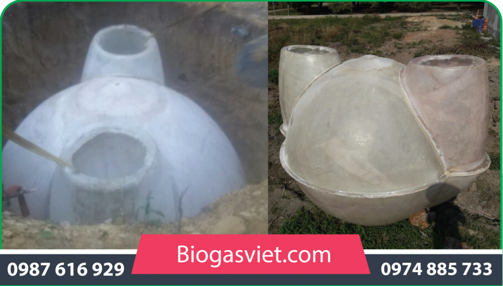 hầm biogas cải tiến bvc