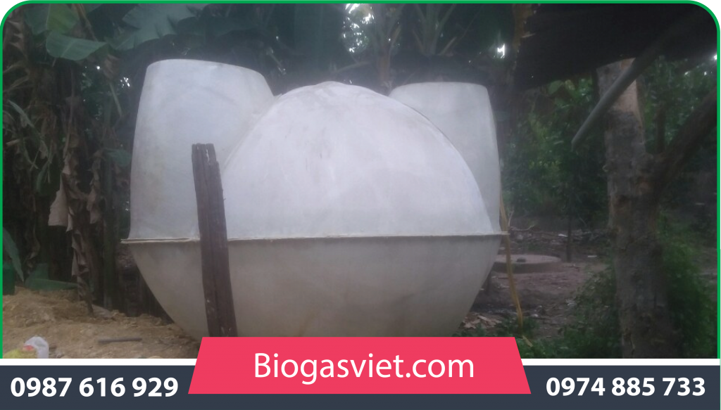 hầm ủ biogas cải tiến bvc