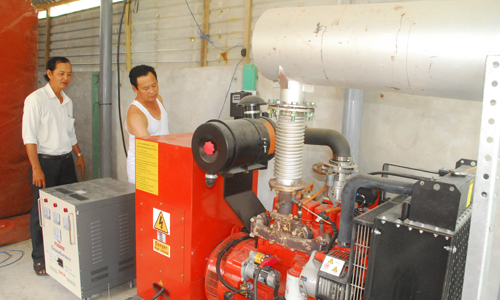 máy phát điện biogas